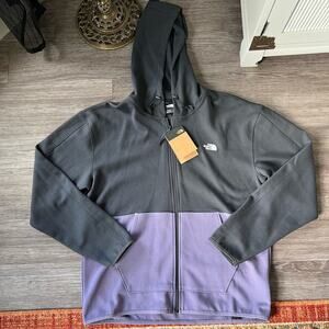 NWT The North Face Mens Tech Full Zip Hoodie Lunar Slate (Sz L)